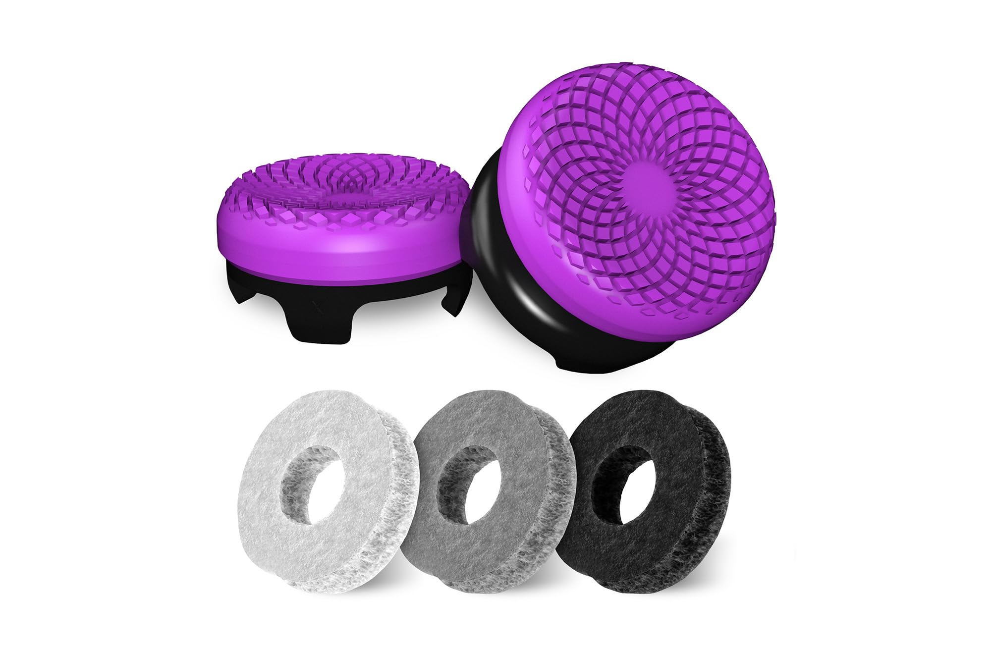 KontrolFreek Aim Boost Kit for PlayStation 5 (PS5) and PlayStation 4 (PS4) Controller | Includes Performance Thumbsticks and Precision Rings | Frenzy Edition - Image 3