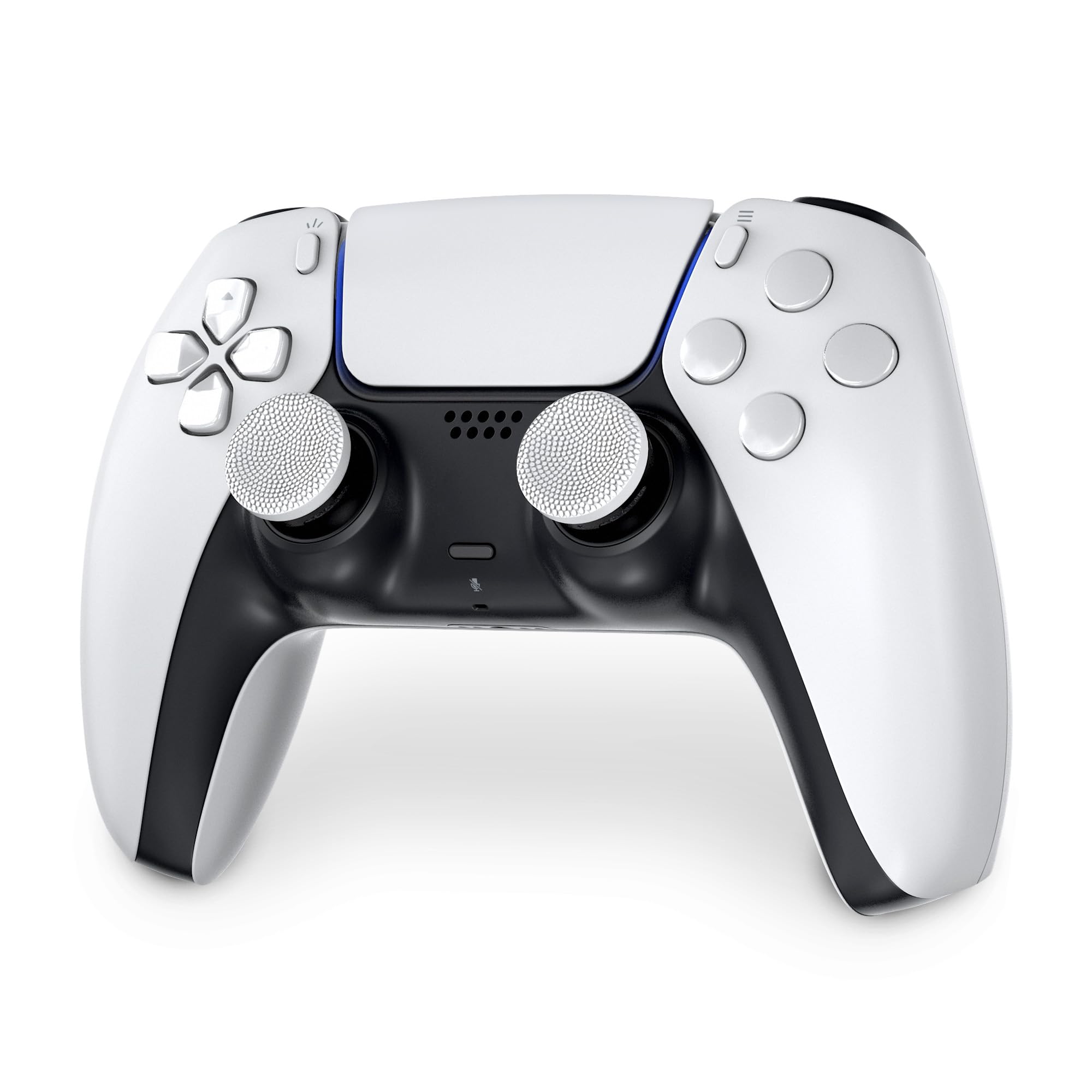 KontrolFreek Clutch for PlayStation 5 (PS5) and PlayStation 4 (PS4) Controller | Performance Thumbsticks | 2 Low-Rise Concave | Black & White - Image 3