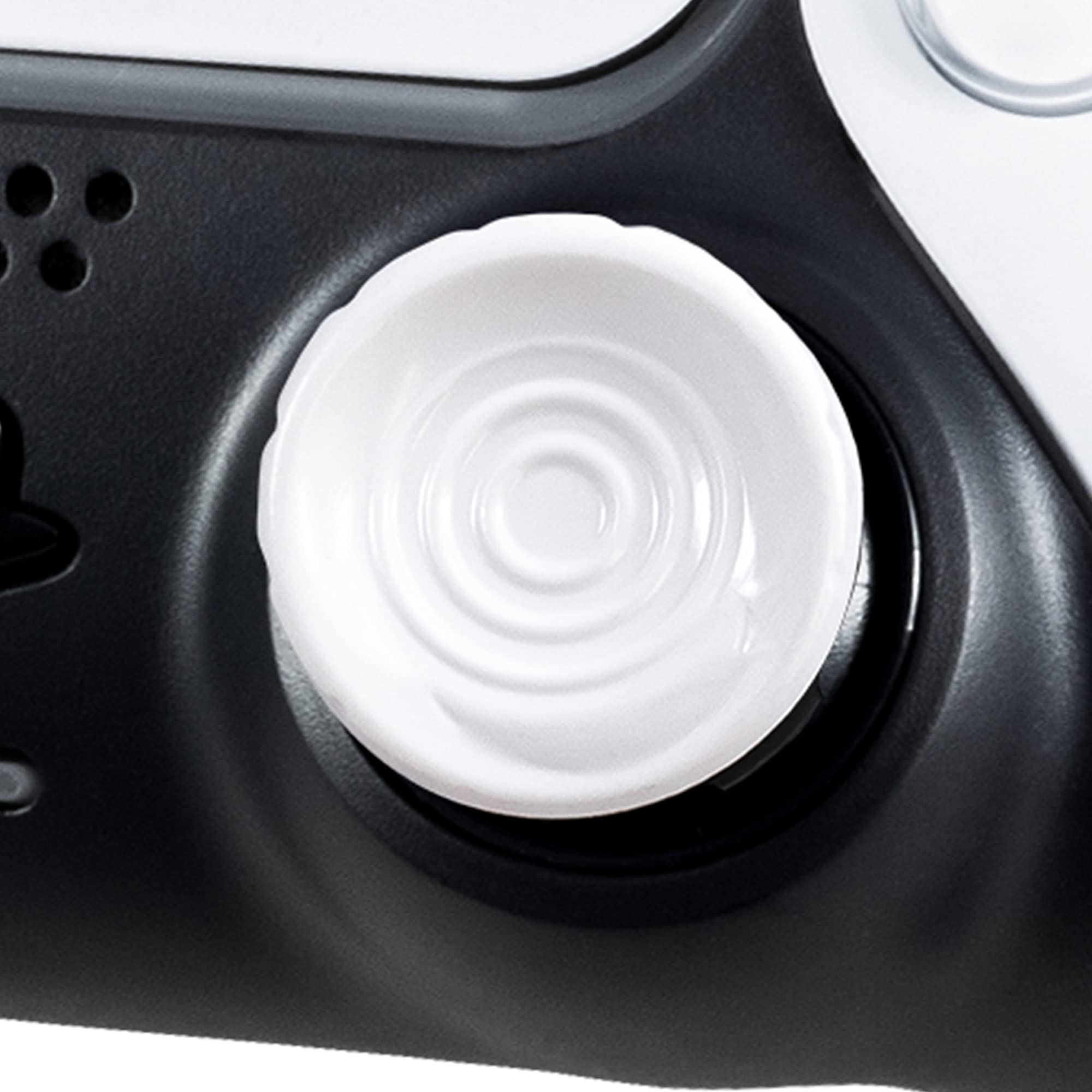 KontrolFreek CQC Rush for Playstation 4 (PS4) and Playstation 5 (PS5) Controller | Performance Thumbsticks | 2 Mid-Rise Concave | White - Image 3