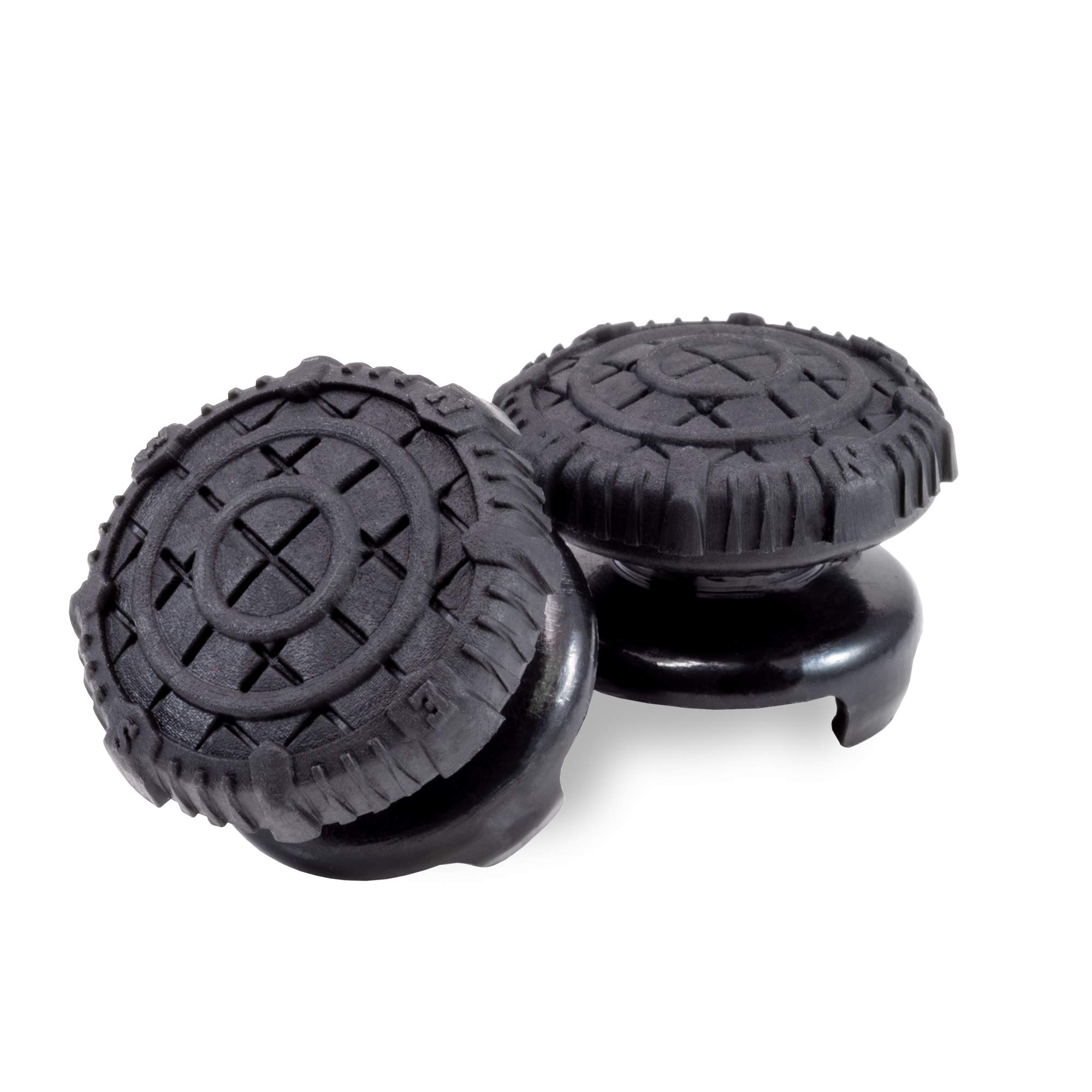 KontrolFreek FPS Freek Battle Royale Nightfall for PlayStation 4 (PS4) and PlayStation 5 (PS5) | Performance Thumbsticks | 2 High-Rise Convex Black - Image 3
