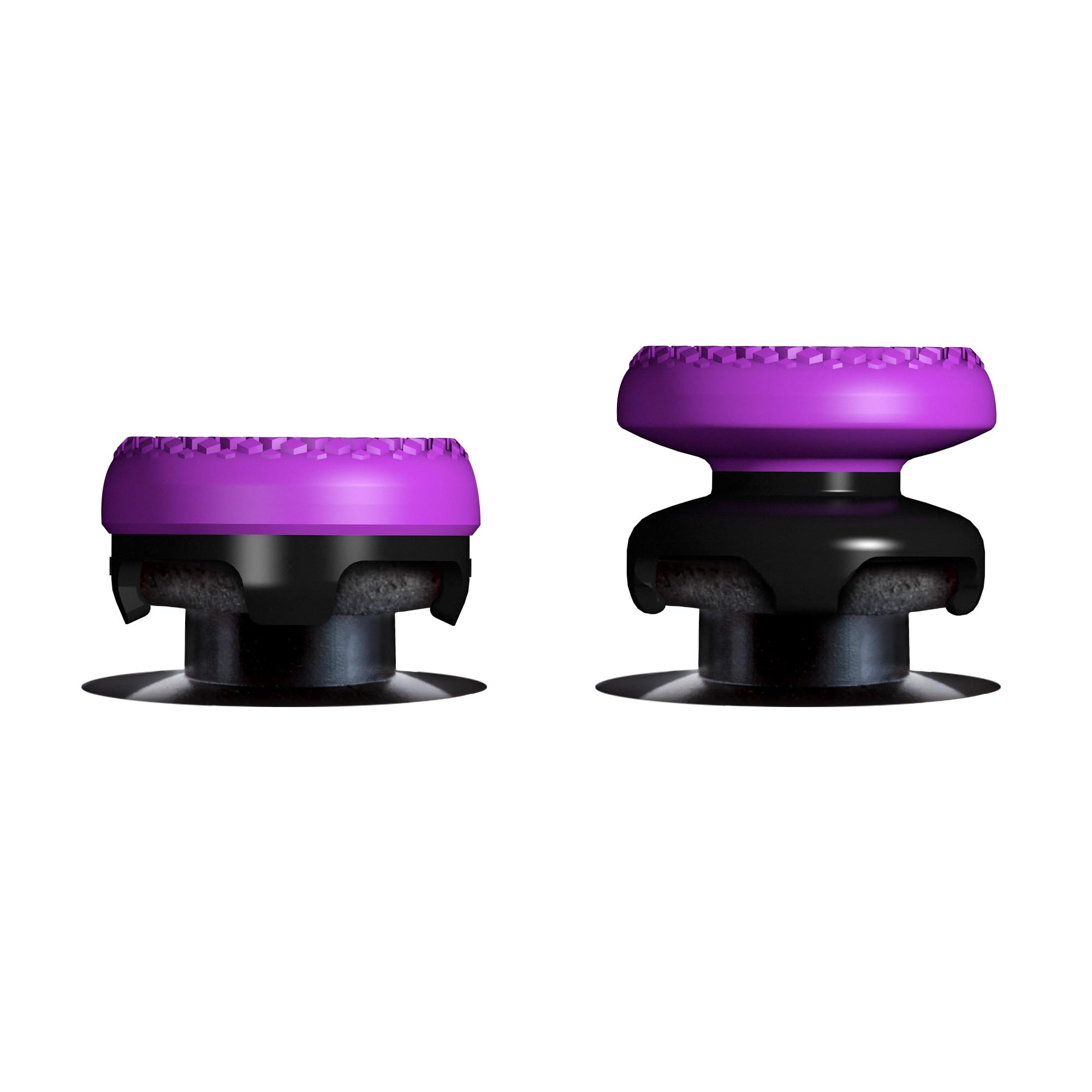 KontrolFreek FPS Freek Frenzy for PlayStation 5 (PS5) and PlayStation 4 (PS4) Controller | Performance Thumbsticks | 1 High-Rise, 1 Mid-Rise | Purple/Black - Image 4