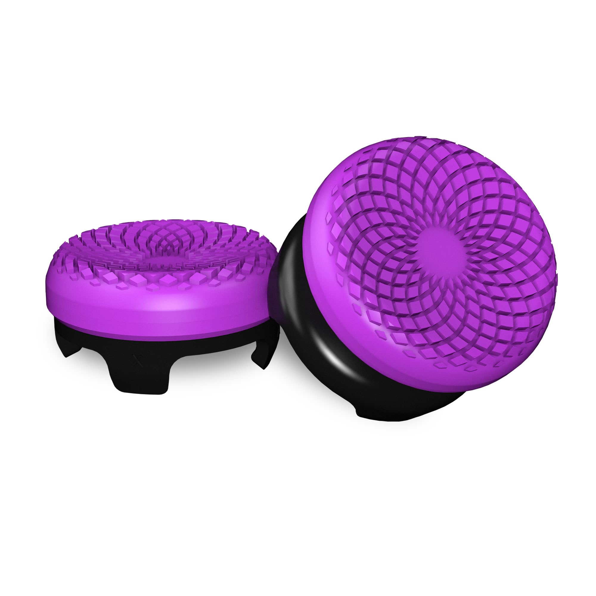 KontrolFreek FPS Freek Frenzy for PlayStation 5 (PS5) and PlayStation 4 (PS4) Controller | Performance Thumbsticks | 1 High-Rise, 1 Mid-Rise | Purple/Black - Image 5