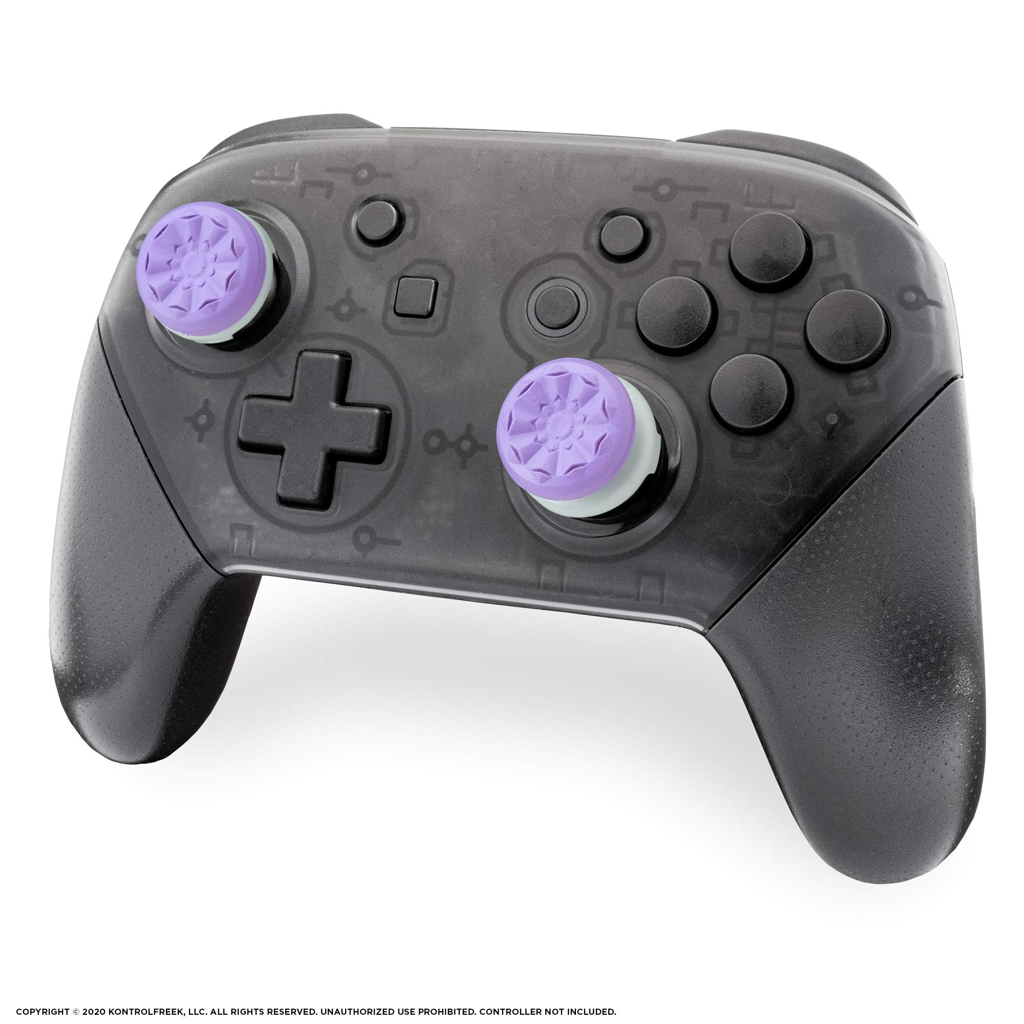 KontrolFreek FPS Freek Galaxy Performance Thumbsticks for Nintendo Switch | 1 Mid-Rise, 1 High-Rise Concave | Purple - Image 6