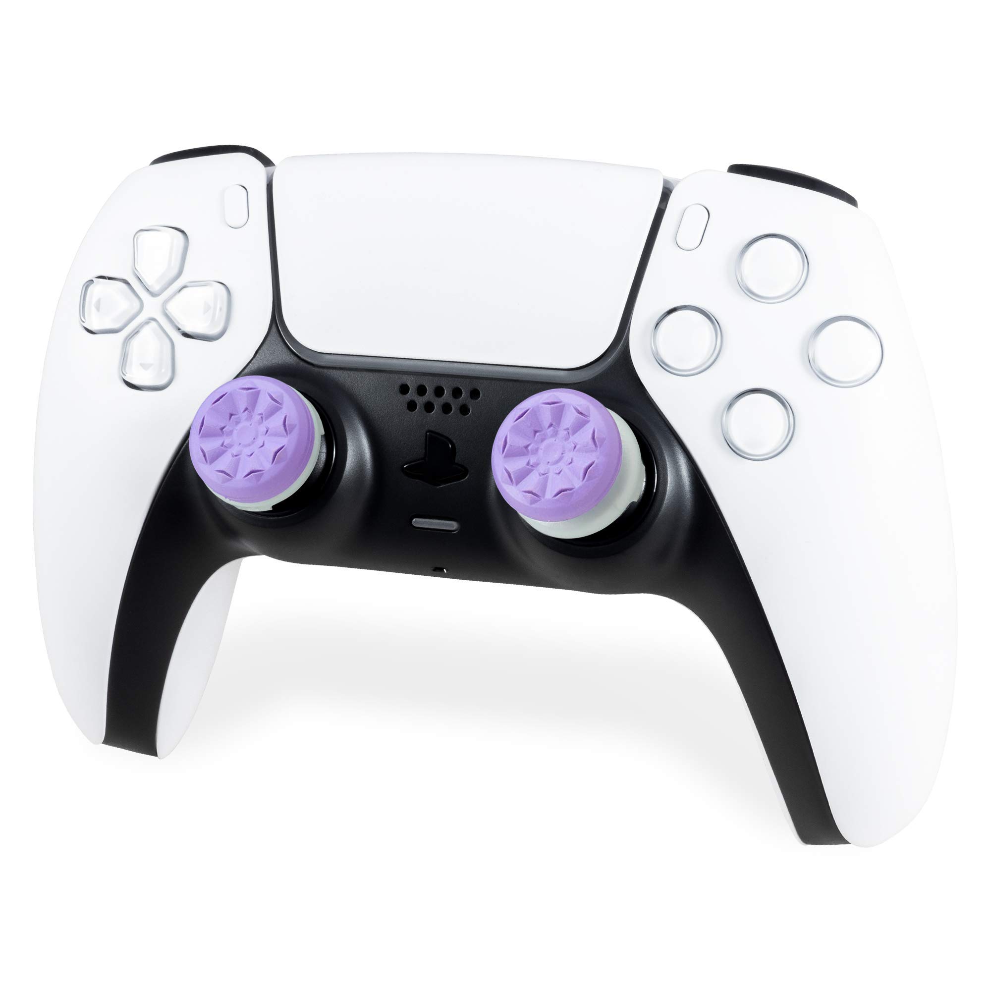 KontrolFreek FPS Freek Galaxy Purple for PlayStation 4 (PS4) and PlayStation 5 (PS5) | Performance Thumbsticks | 1 High-Rise, 1 Mid-Rise | Purple - Image 6