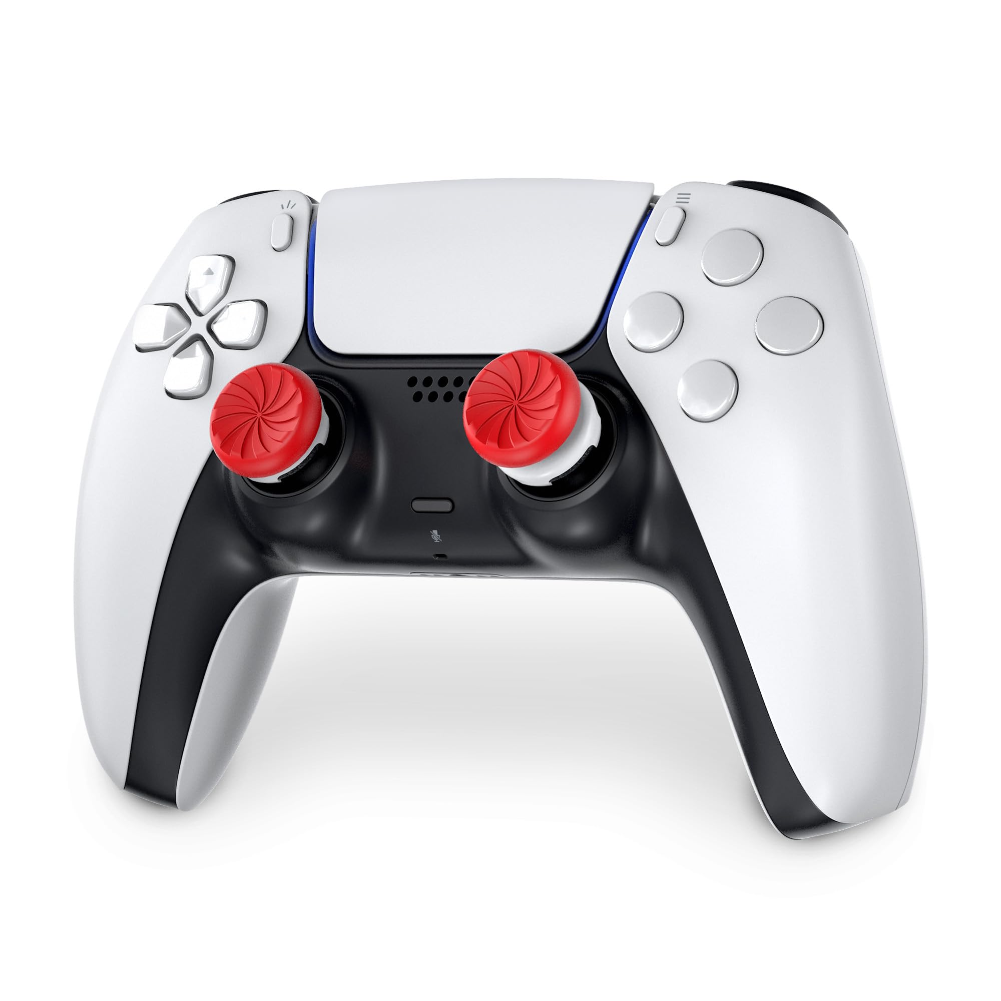 KontrolFreek FPS Freek Inferno for PlayStation 4 (PS4) and PlayStation 5 (PS5) Controller | Performance Thumbsticks | 1 High-Rise, 1 Mid-Rise | Red/White - Image 6