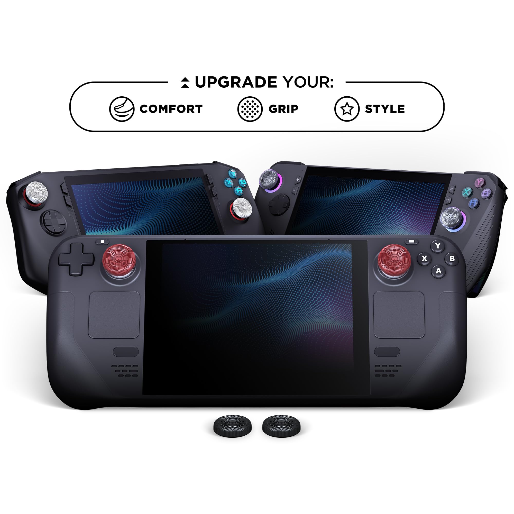 KontrolFreek Handheld Portable Gaming Console Thumb Grips | Universal Edition | for Steam Deck, Switch 2, ROG Ally and Logitech G-Cloud | 8-Pack - Image 5