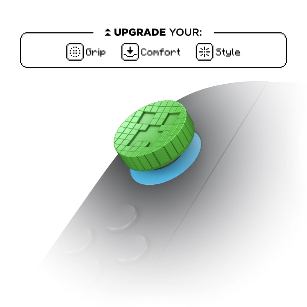 KontrolFreek Minecraft No-Slip Thumb Grips - Creeper Edition | Compatible with Nintendo Switch 2 Joy-Cons | 2-Pack - Image 4
