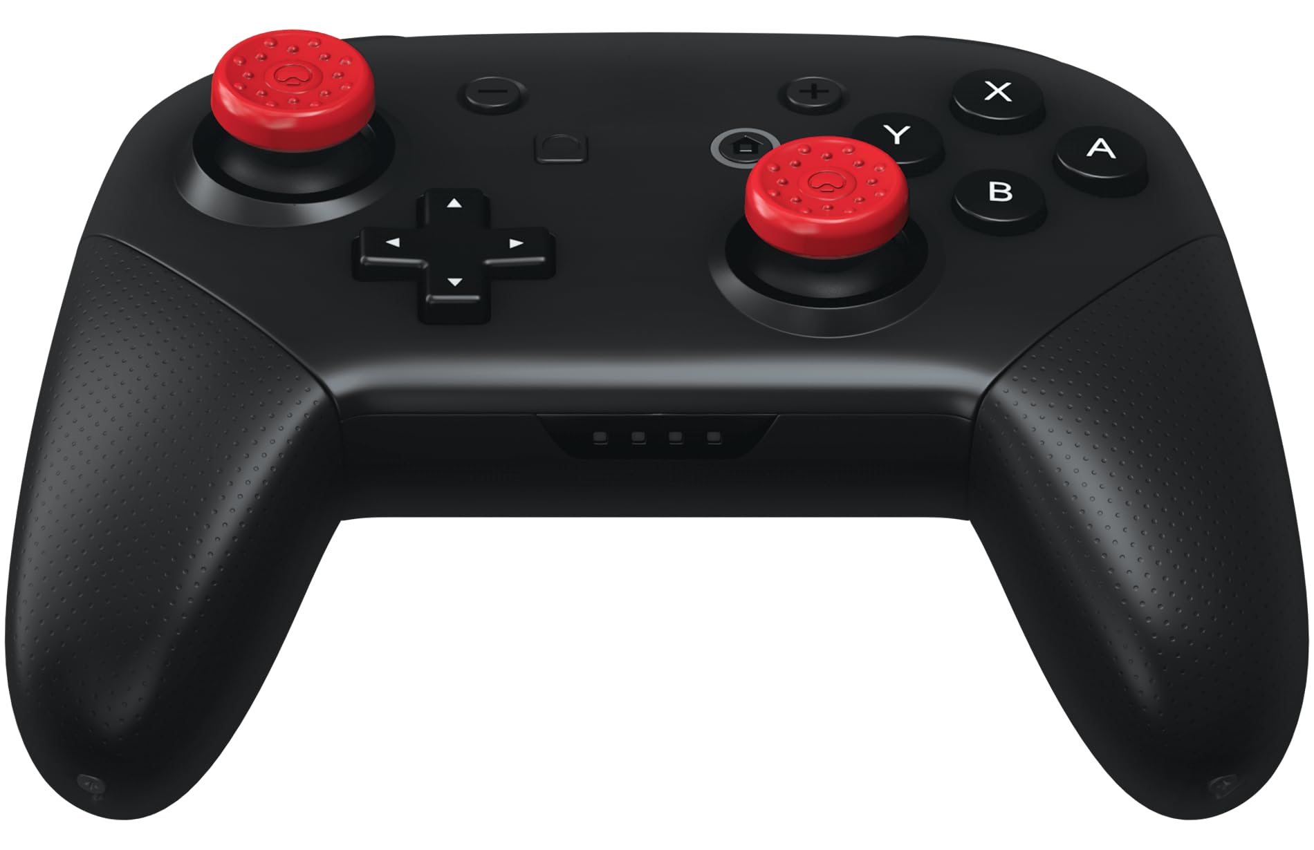 KontrolFreek No-Slip Thumb Grips for Nintendo Switch Pro and Switch 2 Controller | 4-Pack | Red & Black - Image 3