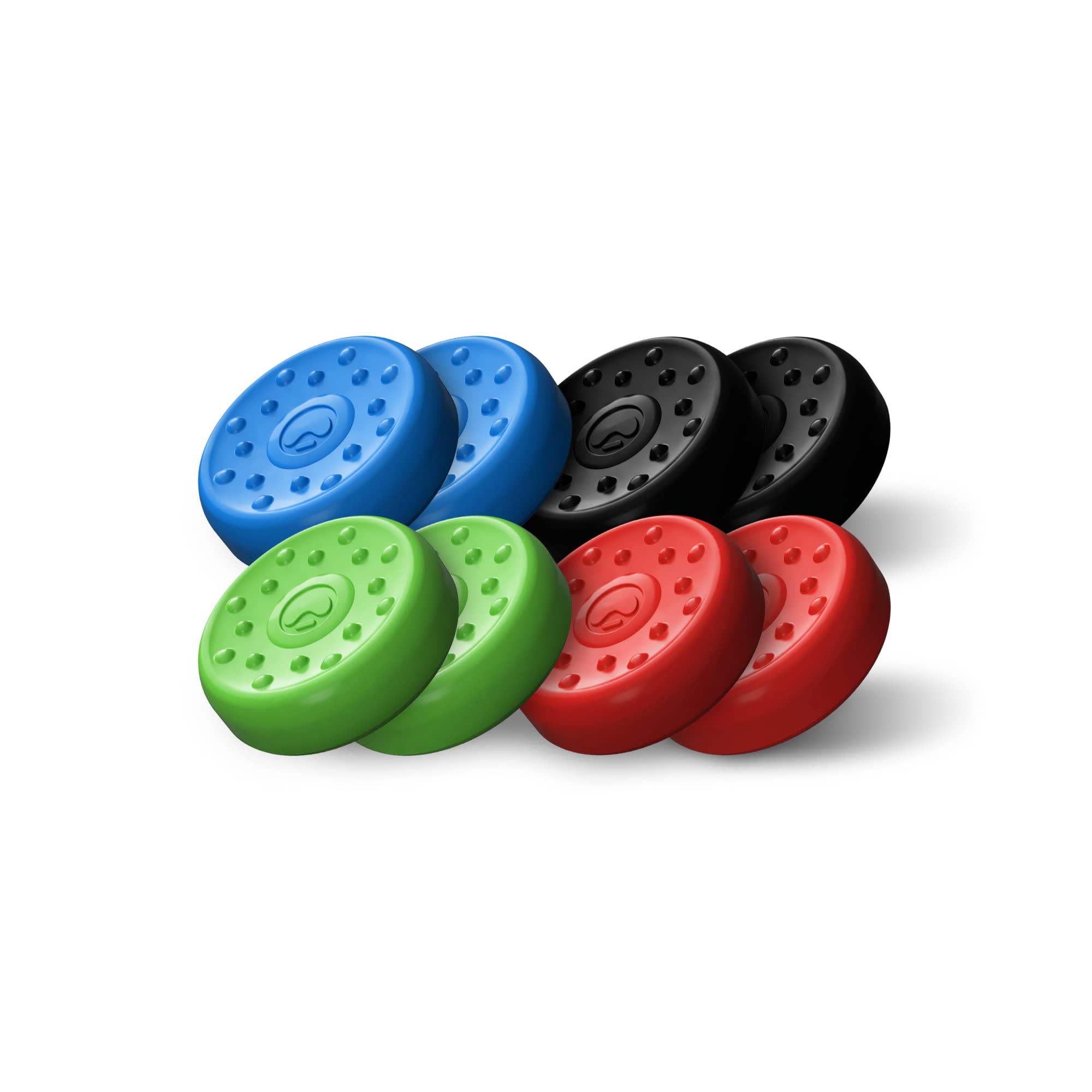 KontrolFreek No-Slip Thumb Grips | Universal Edition for Nintendo Switch Pro, PlayStation 4 (PS4), PlayStation 5 (PS5), Xbox One & Xbox Series X Controller | 8-Pack | Blue/Green/Red/Black - Image 3