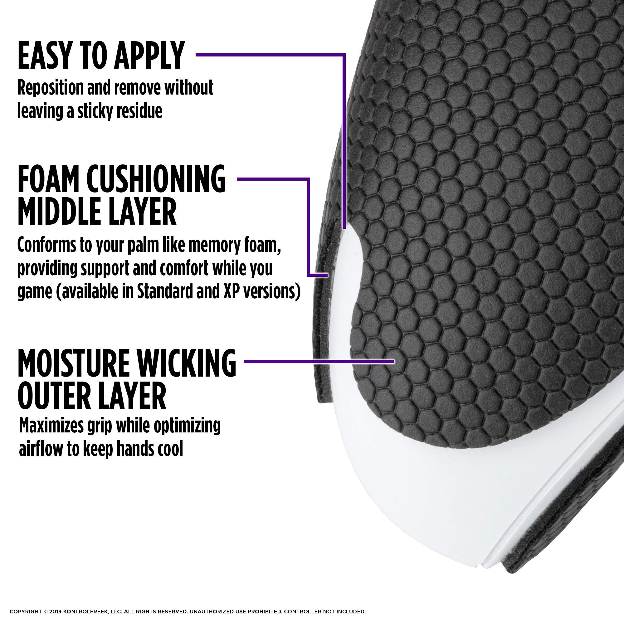 KontrolFreek Performance Extra-Thin (XT) Grips for Xbox One and Xbox Series X | Black (Extra-Thin (XT)) - Image 3