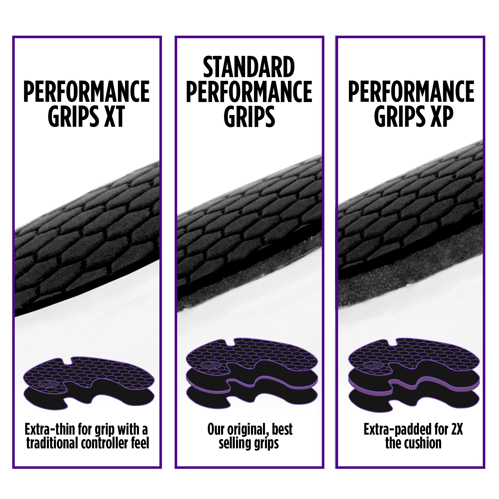 KontrolFreek Performance Grips XT for PlayStation 4 | Extra-Thin Grips | Black (Extra-Thin) - Image 7