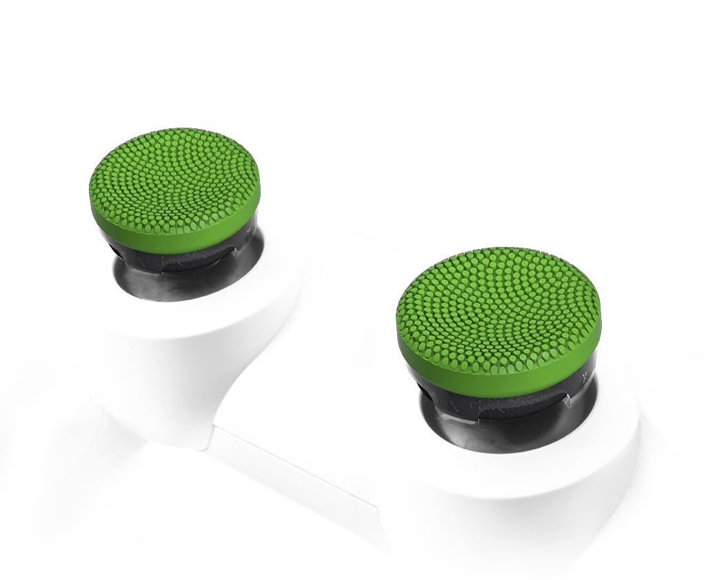 KontrolFreek Precision Sports Performance Thumbsticks for Xbox Series X (XBX) and Xbox One (XB1) Controller | Soccer Edition | Low-Rise, Concave | Green - Image 3