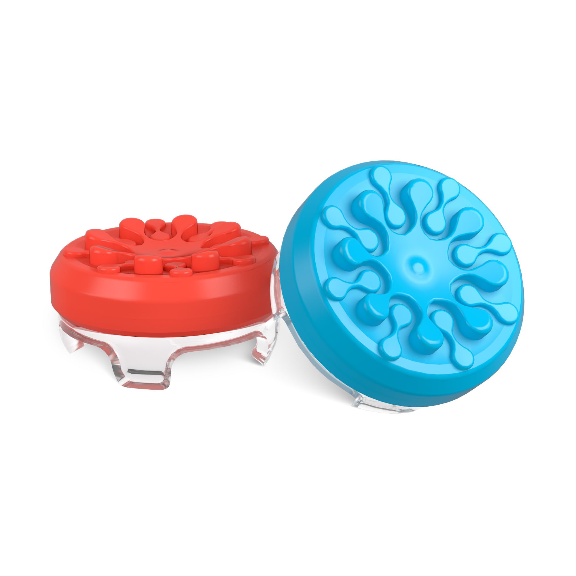 KontrolFreek Splash for Nintendo Switch Pro Controller | Performance Thumbsticks | Concave | Blue/Red - Image 5