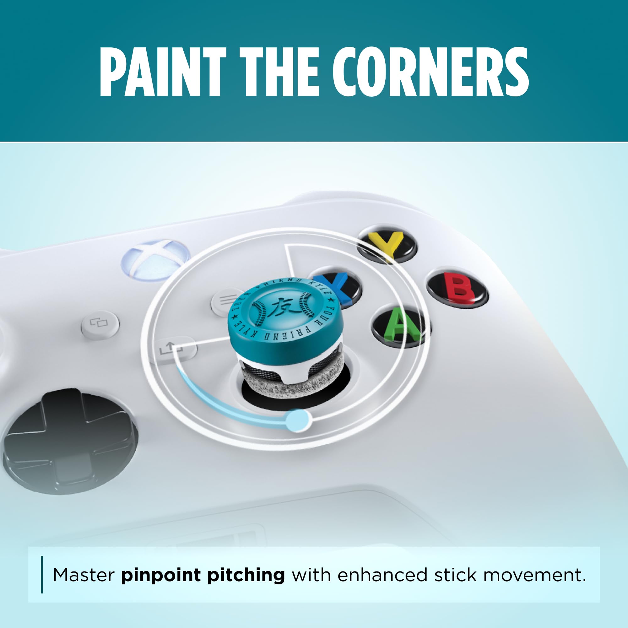 KontrolFreek YourFriendKyle (YFK) Precision Sports Baseball Kit | for PlayStation 4 (PS4), PlayStation 5 (PS5) Controller | Blue and White - Image 6